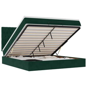 vidaXL Ottom&aacute;n &aacute;gykeret matracokkal s&ouml;t&eacute;tz&ouml;ld 160x200cm b&aacute;rsony