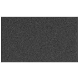 vidaXL Ajt&oacute;szőnyeg Antracit &eacute;s fekete 90 x 150 cm 100% Poliamid