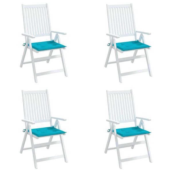 vidaXL 4 db t&uuml;rkiz sz&ouml;vet sz&eacute;kp&aacute;rna 50x50x4 cm