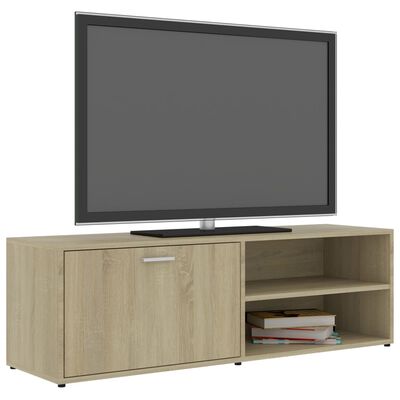 vidaXL sonoma-tölgy színű forgácslap TV-szekrény 120 x 34 x 37 cm