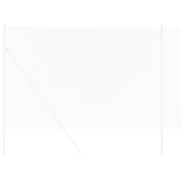 vidaXL L&aacute;ncszem Ker&iacute;t&eacute;s Ez&uuml;st 10 x 1,6 m Horganyzott ac&eacute;l