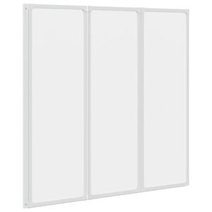 vidaXL Zuhany k&aacute;dparav&aacute;n Fal 117 x 120 cm 3 panelek &ouml;sszecsukhat&oacute;