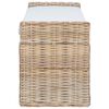 vidaXL T&aacute;rol&oacute;pad p&aacute;rn&aacute;val Term&eacute;szetes 110 x 40 x 50 cm Rattan