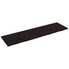 vidaXL s&ouml;t&eacute;tbarna kezelt t&ouml;m&ouml;r fa f&uuml;rdőszobai pult 220x60x(2-4) cm