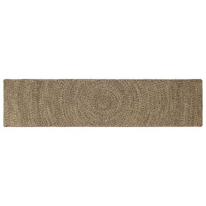 vidaXL Ter&uuml;letszőnyegek Term&eacute;szetes &eacute;s Fekete 60 x 250 cm Juta