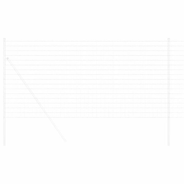 vidaXL Európai Kerítés 1 x 10 m PVC-bevonatú vas