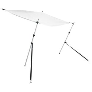 vidaXL feh&eacute;r T-alak&uacute; &aacute;rny&eacute;kol&oacute;hosszabb&iacute;t&oacute; 170 x 170 x (115-183) cm