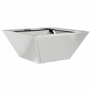 vidaXL Kerti cser&eacute;p Ez&uuml;st 35 x 35 x 15 cm Horganyzott Ac&eacute;l