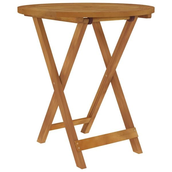 vidaXL 3 r&eacute;szes &ouml;sszecsukhat&oacute; t&ouml;m&ouml;r ak&aacute;cfa kerti &eacute;tkezőszett