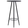 vidaXL fekete MDF b&aacute;rasztal 60 x 107,5 cm