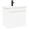 vidaXL F&uuml;rdőszoba k&aacute;dasztal csapteleppel Feh&eacute;r 61 x 40 x 74,5 cm