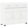vidaXL Sz&eacute;f FLORIN 88,5 x 30,5 x 73 cm Feh&eacute;r Szerelt Fa