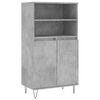 vidaXL betonsz&uuml;rke szerelt fa magasszekr&eacute;ny 60 x 36 x 110 cm