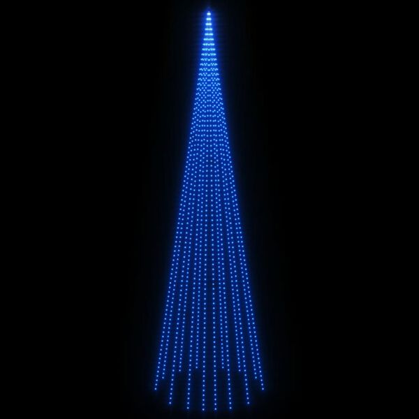 vidaXL kar&aacute;csonyfa z&aacute;szl&oacute;r&uacute;don 1134 k&eacute;k LED-del 800 cm