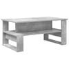 vidaXL Doh&aacute;nyz&oacute;asztal Beton Sz&uuml;rke 90 x 50 x 40 cm Szerelt Fa