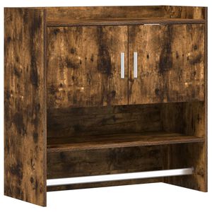 vidaXL Falpolc Falra szerelhető F&uuml;st&ouml;s T&ouml;lgy 80 x 36 x 80 cm