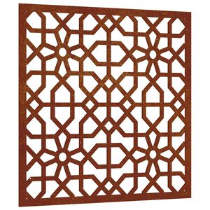 vidaXL m&oacute;r st&iacute;lus&uacute; corten ac&eacute;l kerti fald&iacute;sz 55x55 cm