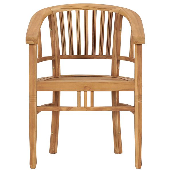 vidaXL 5 r&eacute;szes t&ouml;m&ouml;r t&iacute;kfa kerti &eacute;tkezőgarnit&uacute;ra