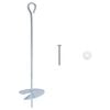 vidaXL F&ouml;ldi horgony 10 pcs Ez&uuml;st &Oslash;10 x 40 cm Galvaniz&aacute;lt f&eacute;m