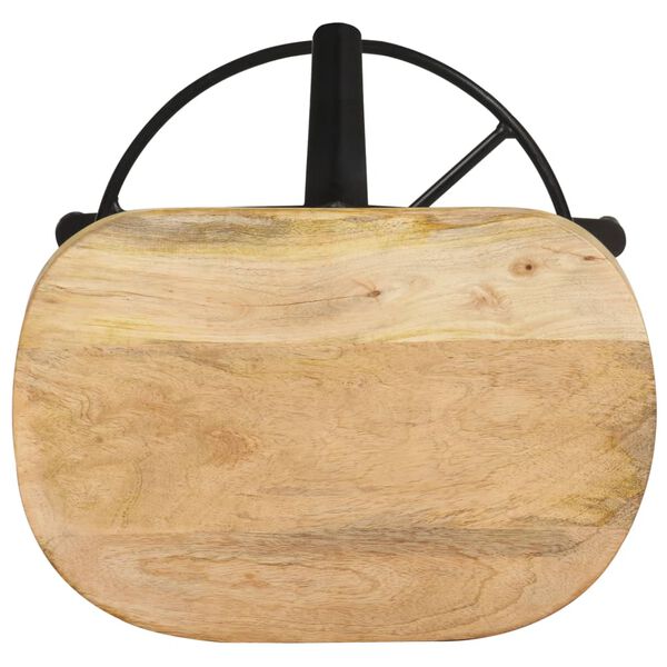 vidaXL 2 db tömör mangófa bárszék 66 cm