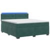vidaXL Boxspring &aacute;gy matraccal &eacute;s LED-del S&ouml;t&eacute;tz&ouml;ld 140 x 200 cm
