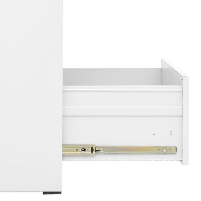 vidaXL fehér acél irattartó szekrény 46 x 62 x 102,5 cm
