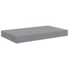 vidaXL 4 db sz&uuml;rke MDF lebegő fali polc 40 x 23 x 3,8 cm