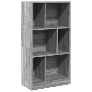 vidaXL sz&uuml;rke sonoma sz&iacute;nű szerelt fa k&ouml;nyvespolc 57 x 28,5 x 107,5 cm