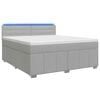 vidaXL Boxspring &aacute;gy matraccal Vil&aacute;gossz&uuml;rke 140 x 200 cm Sz&ouml;vet