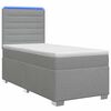 vidaXL Boxspring &aacute;gy matraccal Vil&aacute;gossz&uuml;rke 80 x 200 cm Sz&ouml;vet