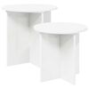 vidaXL Kisasztal k&eacute;szlet t&aacute;rol&oacute;val 2 pcs M&eacute;rn&ouml;ki fa