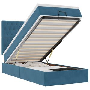 vidaXL Ottom&aacute;n &aacute;gykeret matracokkal s&ouml;t&eacute;tk&eacute;k 90x200cm b&aacute;rsony