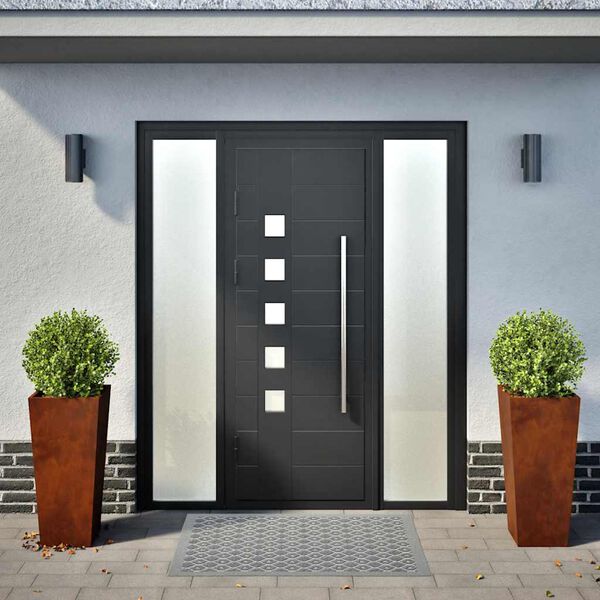 vidaXL kerti n&ouml;v&eacute;nytart&oacute;k 2 db 35x35x75 cm időj&aacute;r&aacute;s&aacute;ll&oacute; ac&eacute;lb&oacute;l