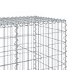 vidaXL horganyzott vas gabion kosár fedéllel 750 x 100 x 100 cm