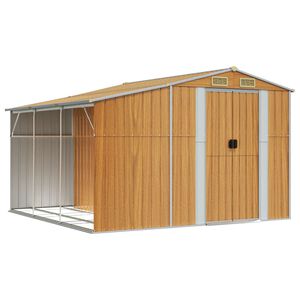 vidaXL vil&aacute;gosbarna horganyzott ac&eacute;l kerti f&eacute;szer 277 x 279 x 179 cm