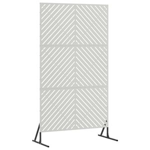 vidaXL Mag&aacute;nszf&eacute;ra K&eacute;pernyő 100 x 50 x 180 cm Rozsdamentes Ac&eacute;l Ez&uuml;st