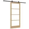 vidaXL Cs&uacute;sz&oacute; ajt&oacute; ORKDAL Term&eacute;szetes 93 x 211 cm