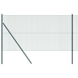vidaXL Hegesztett dr&oacute;th&aacute;l&oacute;s ker&iacute;t&eacute;s talaj r&ouml;gz&iacute;t&eacute;s 10 x 1,2 m Z&ouml;ld