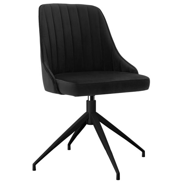 vidaXL 6 db fekete b&aacute;rsony &eacute;tkezősz&eacute;k