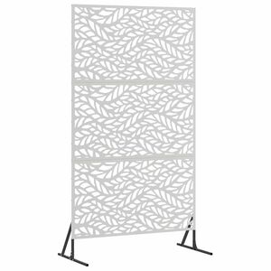 vidaXL Mag&aacute;nszf&eacute;ra K&eacute;pernyő 100 x 50 x 180 cm Rozsdamentes Ac&eacute;l Ez&uuml;st