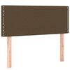 vidaXL s&ouml;t&eacute;tbarna sz&ouml;vet fejt&aacute;mla 100x5x78/88 cm