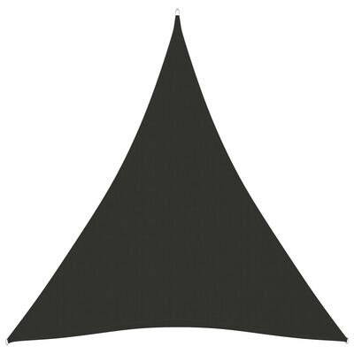 vidaXL antracitszürke háromszögű oxford-szövet napvitorla 5 x 7 x 7 m