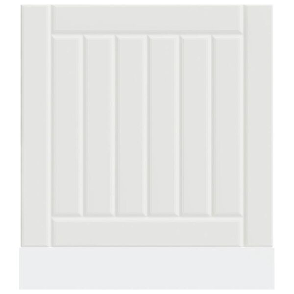vidaXL mosogatógép panel Lucca fehér színű fából készült műfa