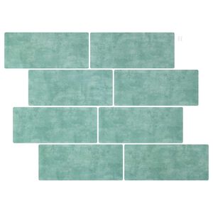 vidaXL Metr&oacute;csempe 50 db Sz&uuml;rke z&ouml;ld 29 x 21 cm Poliuret&aacute;n &eacute;s PET