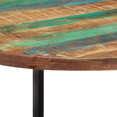 vidaXL tömör újrahasznosított fa étkezőasztal 110 x 75 cm