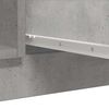 vidaXL betonszürke szerelt fa tálalószekrény fiókos 100,5x35x98,5 cm