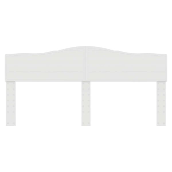 vidaXL Fejt&aacute;mla F&eacute;nyes Feh&eacute;r 200 cm Faanyag