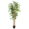 vidaXL z&ouml;ld mű bambuszfa 1605 lev&eacute;llel 180 cm