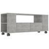 vidaXL betonsz&uuml;rke szerelt fa TV-szekr&eacute;ny 120x35x48 cm