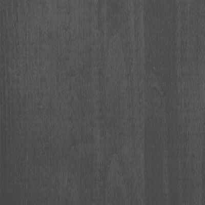 vidaXL HAMAR sötétszürke tömör fenyőfa tálalószekrény 79 x 40 x 80 cm